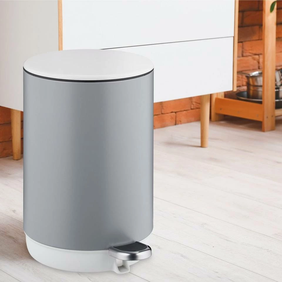 relaxdays Kosmetikeimer »Kosmetikeimer 5l grau-weiß« 2 relaxdays Kosmetikeimer »Kosmetikeimer 5l grau-weiß« – Bild 2