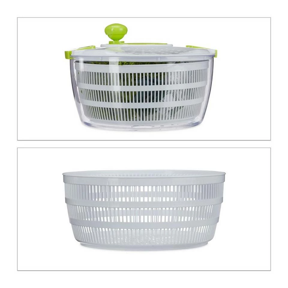 relaxdays Salatschleuder »Sprinter Salatschleuder zum Kurbeln« 8 relaxdays Salatschleuder »Sprinter Salatschleuder zum Kurbeln« – Bild 8