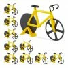 relaxdays Pizzaschneider »10 x Fahrrad Pizzaschneider gelb«