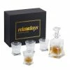relaxdays Gläser-Set »Whisky Set 5-teilig«, Glas