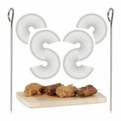 relaxdays Partyspieße »300 x Rouladennadeln Edelstahl«