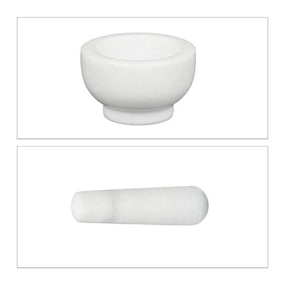 relaxdays Mörser »Marmor Mörser mit Stößel klein« 9 relaxdays Mörser »Marmor Mörser mit Stößel klein« – Bild 9