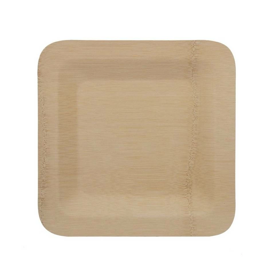 relaxdays Einwegteller »25 x Bambus Teller eckig« 9 relaxdays Einwegteller »25 x Bambus Teller eckig« – Bild 9