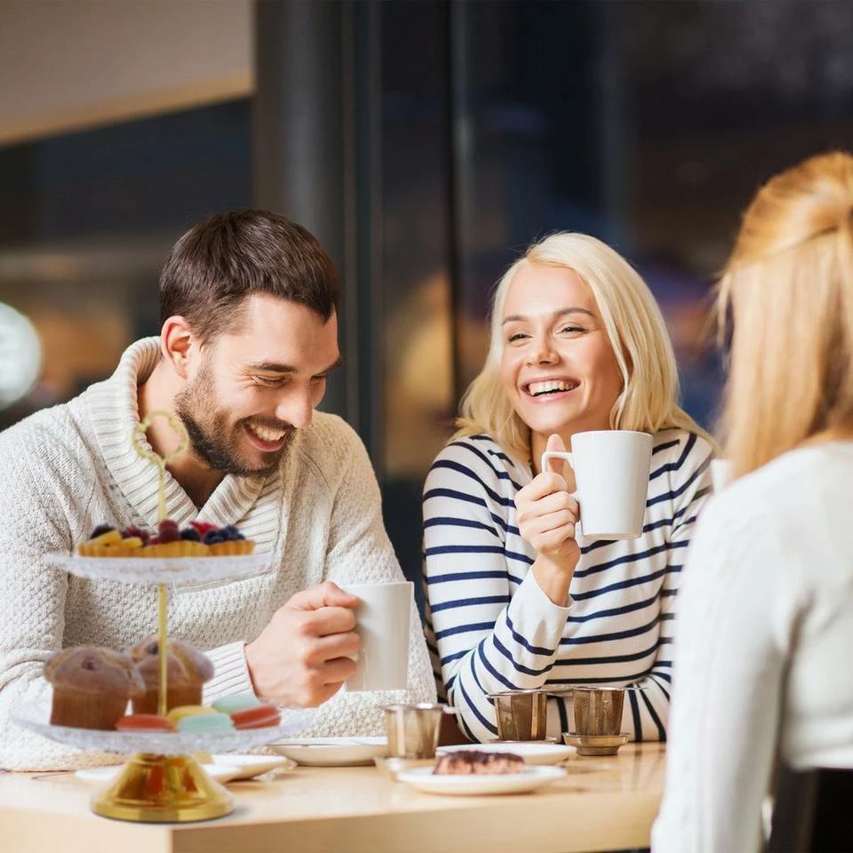 relaxdays Etagere »2-stöckige Etagere aus Glas«, Glas 3 relaxdays Etagere »2-stöckige Etagere aus Glas«, Glas – Bild 3