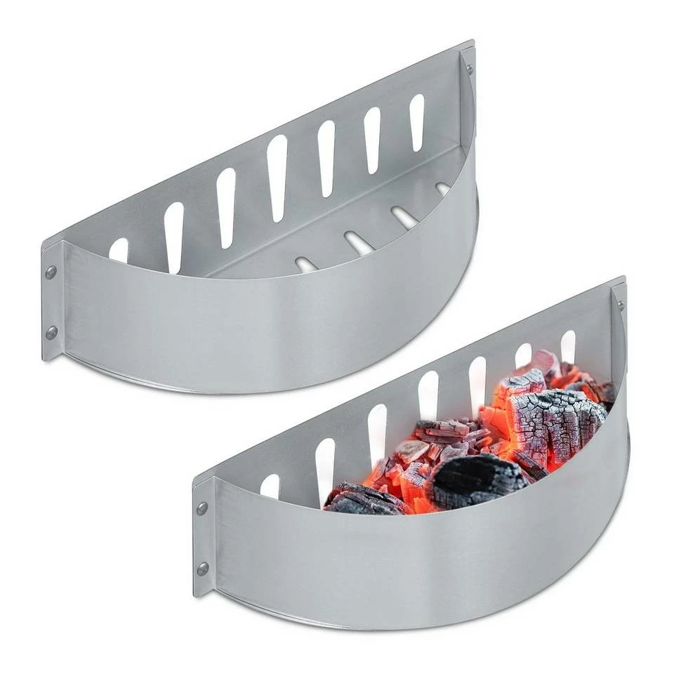 relaxdays Kohlekorb »Kohlekorb Stahl 2er Set« 1 relaxdays Kohlekorb »Kohlekorb Stahl 2er Set«