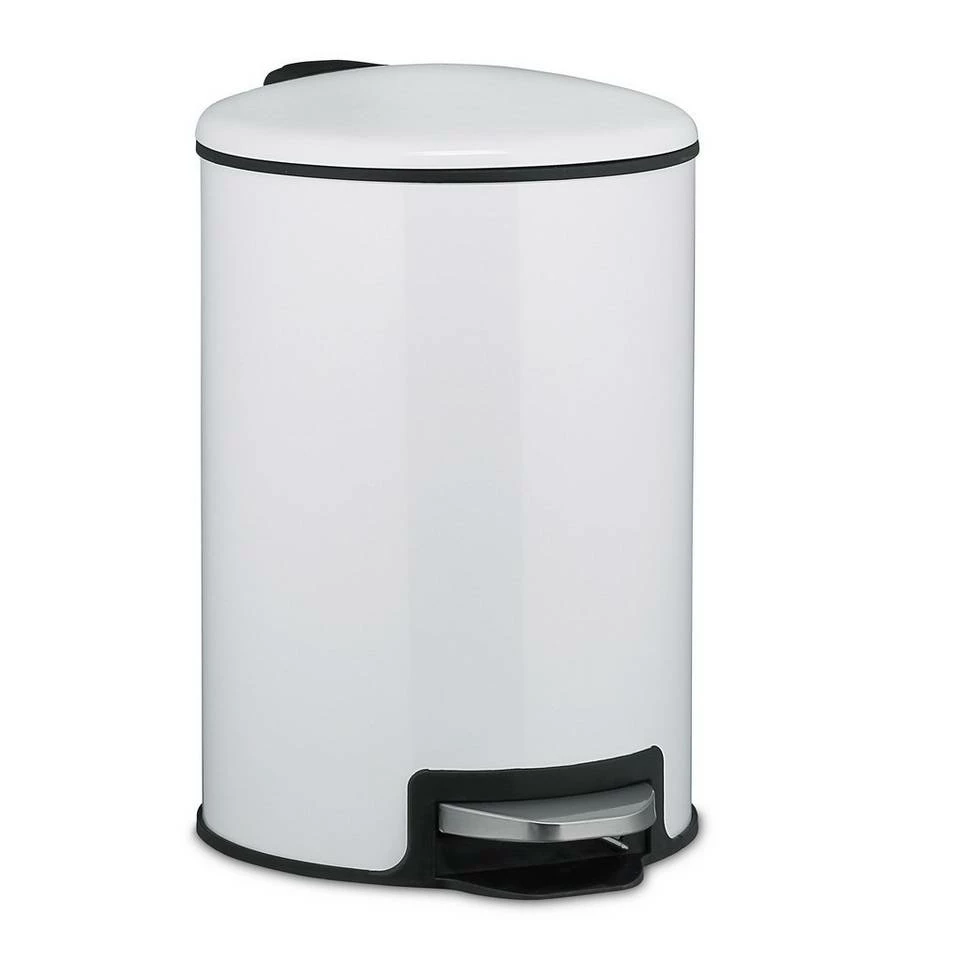 relaxdays Mülleimer »Mülleimer 12 L«, Weiß Grau Silber Schwarz, Weiß Silber Schwarz, Schwarz Silber 1 relaxdays Mülleimer »Mülleimer 12 L«, Weiß Grau Silber Schwarz, Weiß Silber Schwarz, Schwarz Silber