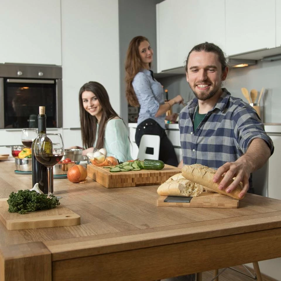 relaxdays Schneidebrett »4 x Schneidebrett aus Bambus«, Bambus 2 relaxdays Schneidebrett »4 x Schneidebrett aus Bambus«, Bambus – Bild 2