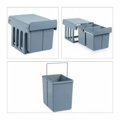 relaxdays Einbaumülleimer »Einbaumülleimer Küche 2x 15 Liter« -Neuetischkultur Verkäufe 2022 08fc2958 08c9 5967 8411 78a356e053b8