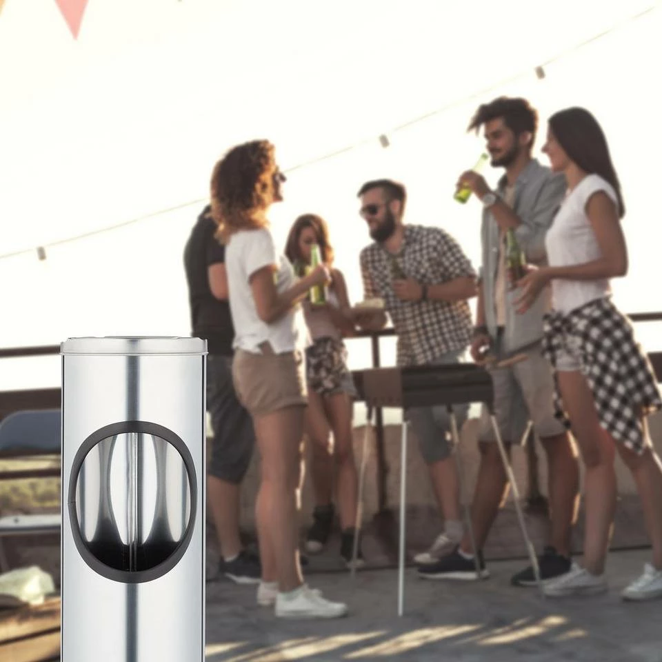 relaxdays Aschenbecher »Stehaschenbecher Edelstahl« 3 relaxdays Aschenbecher »Stehaschenbecher Edelstahl« – Bild 3