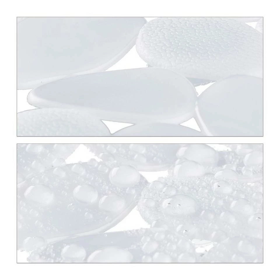 relaxdays Antirutschmatte »2 x Badewanneneinlage Steinoptik weiß« 4 relaxdays Antirutschmatte »2 x Badewanneneinlage Steinoptik weiß« – Bild 4