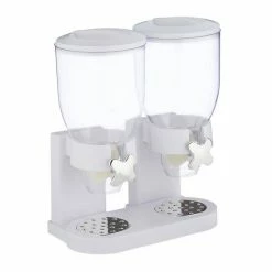 relaxdays Müslispender »Doppelter Müslispender«, Kunststoff, Weiß Weiß Transparent Silber, Schwarz Transparent Silber 20 relaxdays Müslispender »Doppelter Müslispender«, Kunststoff, Weiß Weiß Transparent Silber, Schwarz Transparent Silber -Neuetischkultur Verkäufe 2022 0b350954 9295 5232 b33d e68c95c4dd67