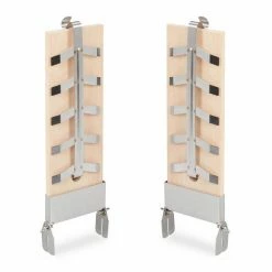 relaxdays Räucherbrett »Flammlachsbretter 2er Set Buchenholz«, Holz