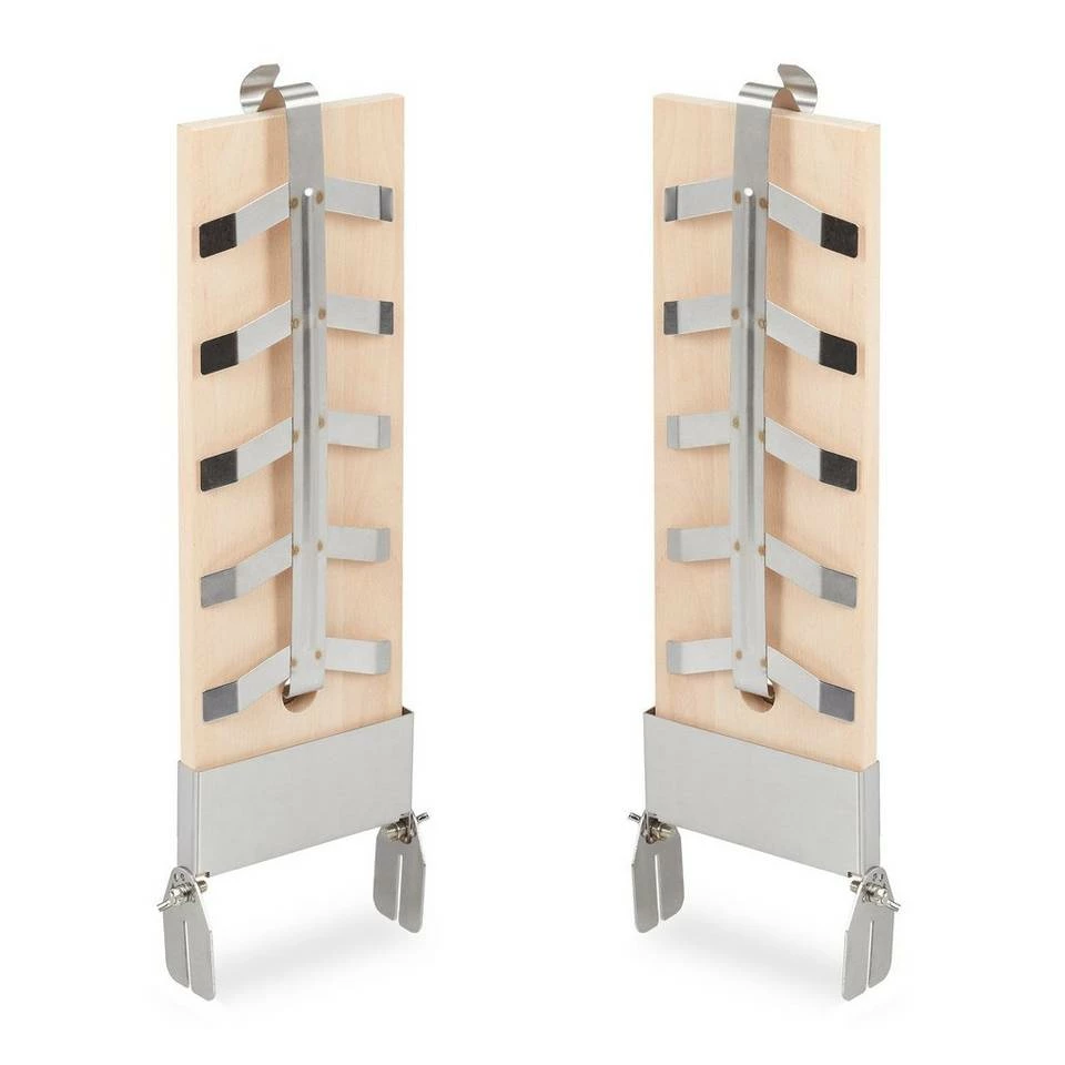 relaxdays Räucherbrett »Flammlachsbretter 2er Set Buchenholz«, Holz 1 relaxdays Räucherbrett »Flammlachsbretter 2er Set Buchenholz«, Holz