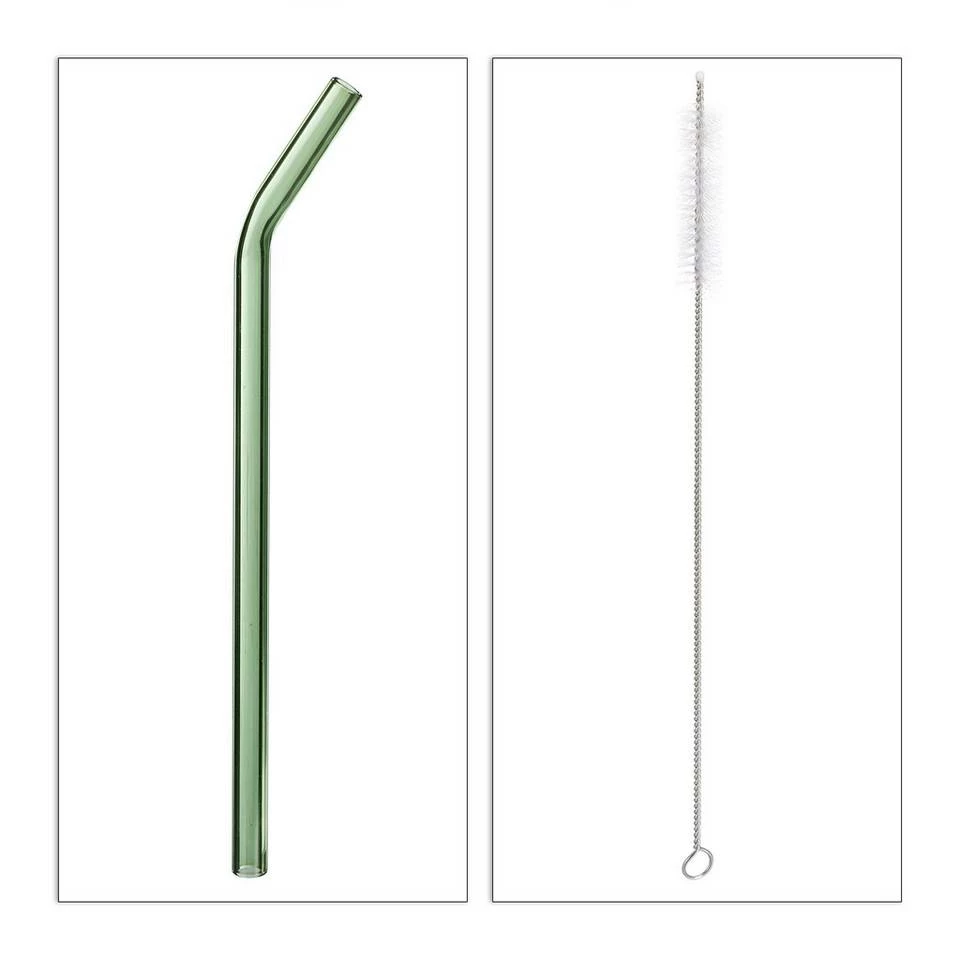 relaxdays Trinkhalme »6 x Strohhalm Glas gebogen bunt 23 cm« 9 relaxdays Trinkhalme »6 x Strohhalm Glas gebogen bunt 23 cm« – Bild 9