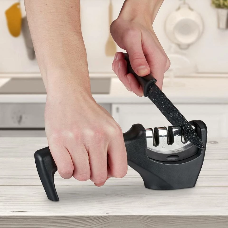 relaxdays Schleifstein »10 x Messerschleifer mit 3 Stufen« 2 relaxdays Schleifstein »10 x Messerschleifer mit 3 Stufen« – Bild 2