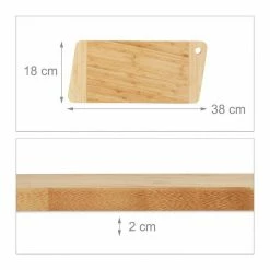 relaxdays Schneidebrett »Schneidebrett Bambus mit Loch«, Bambus -Neuetischkultur Verkäufe 2022 1395ad05 120e 5a73 a272 d466dd9217c4