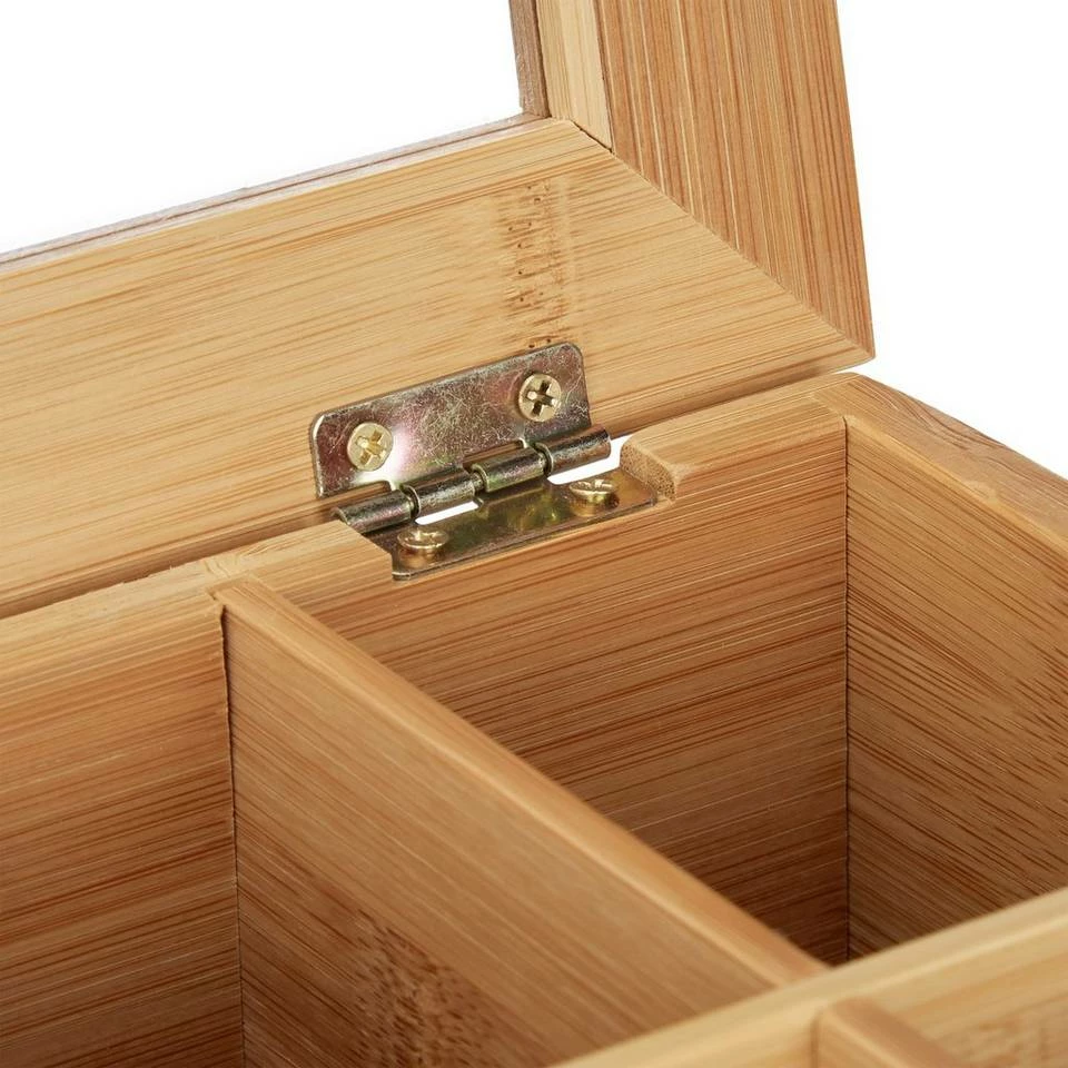 relaxdays Teebox »Teebox Bambus 10 Fächer«, Bambus 8 relaxdays Teebox »Teebox Bambus 10 Fächer«, Bambus – Bild 8