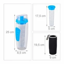 relaxdays Trinkflasche »1 x Trinkflasche mit Obsteinsatz blau« 12 relaxdays Trinkflasche »1 x Trinkflasche mit Obsteinsatz blau« -Neuetischkultur Verkäufe 2022 146c7738 e42d 5435 818f 991efc197ad8