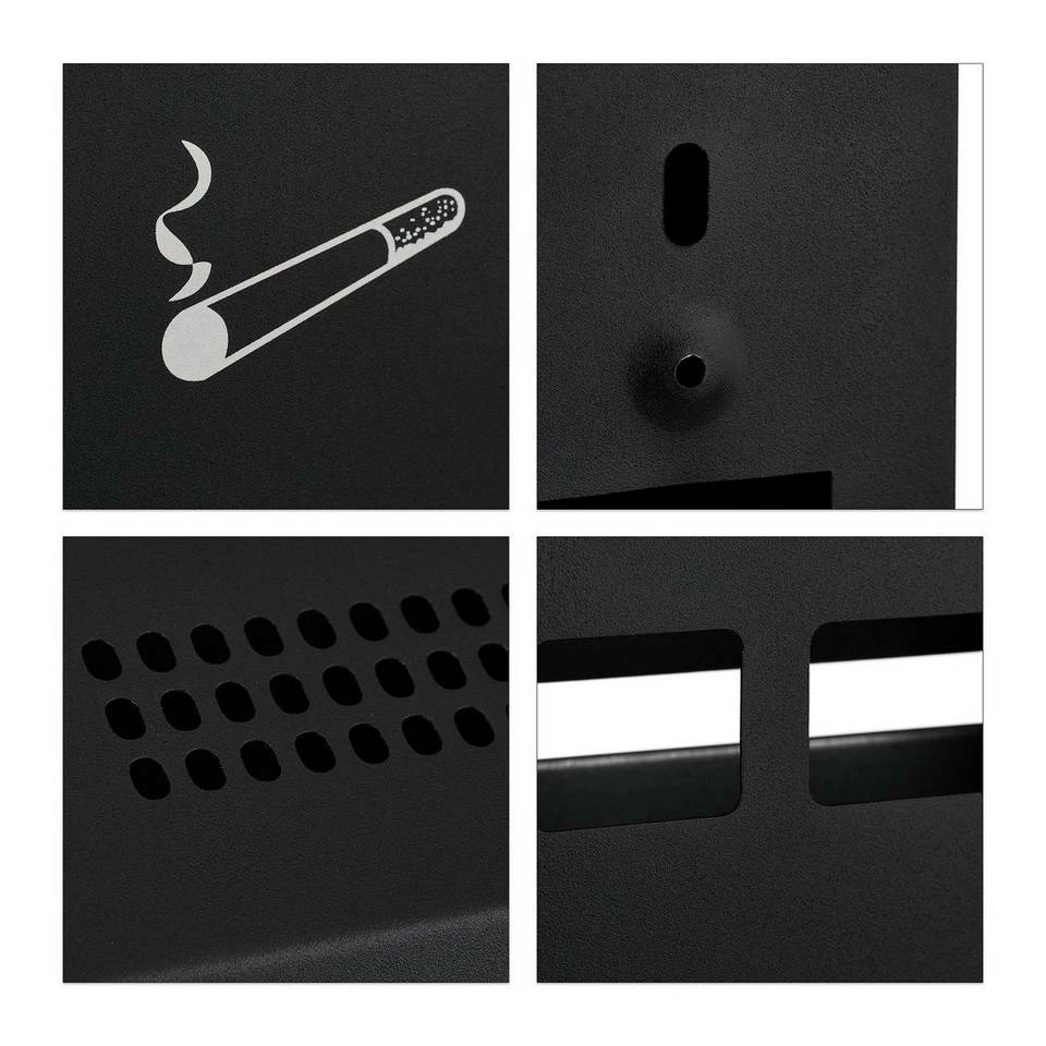 relaxdays Aschenbecher »Wandaschenbecher für draußen« 7 relaxdays Aschenbecher »Wandaschenbecher für draußen« – Bild 7