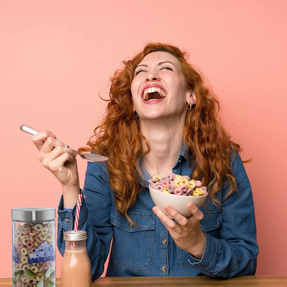 relaxdays Vorratsglas »4er Set Vorratsgläser Blumenmuster«, Glas 3 relaxdays Vorratsglas »4er Set Vorratsgläser Blumenmuster«, Glas – Bild 3