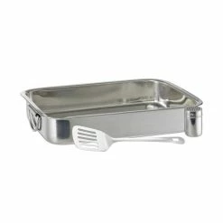 relaxdays Auflaufform »Auflaufform 3-teiliges Set«, Edelstahl