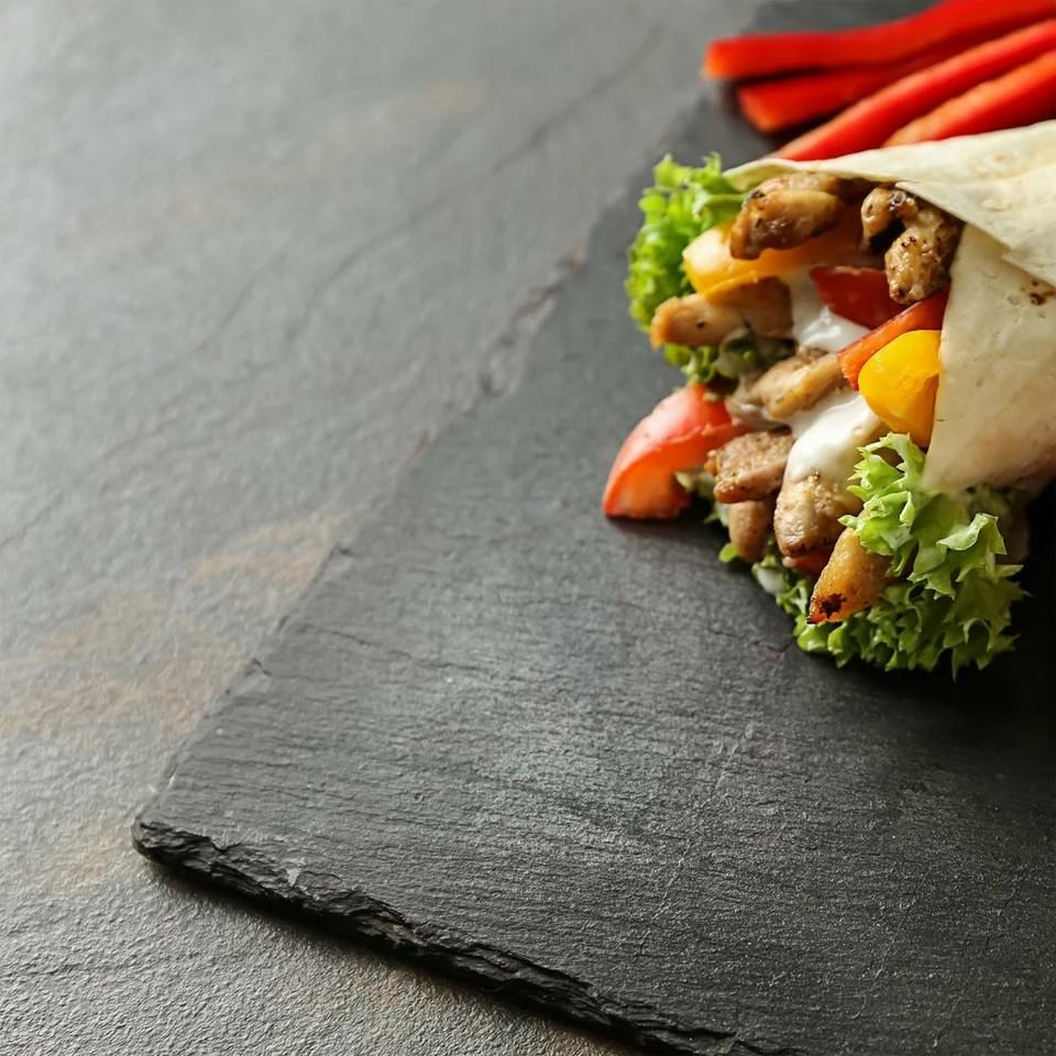 relaxdays Servierplatte »12 x Schieferplatte 30x10 cm«, Schiefer 3 relaxdays Servierplatte »12 x Schieferplatte 30x10 cm«, Schiefer – Bild 3