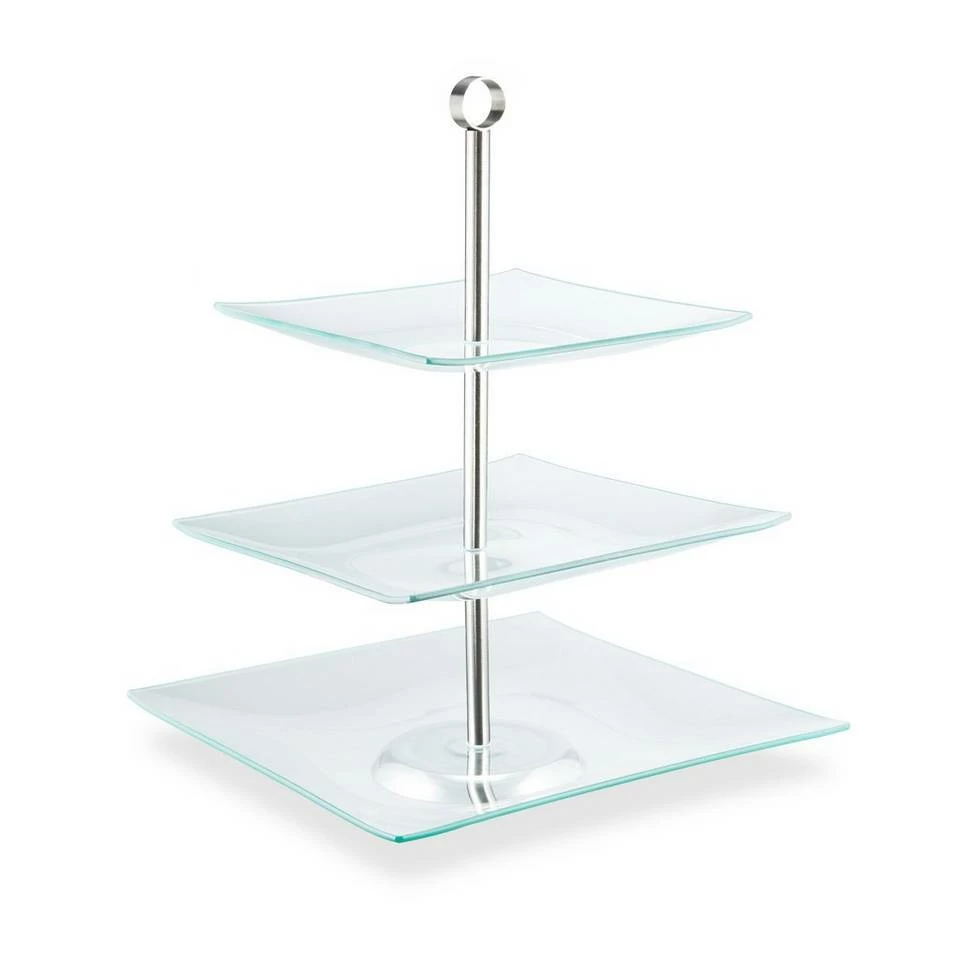 relaxdays Etagere »Etagere 3 Etagen«, Glas 10 relaxdays Etagere »Etagere 3 Etagen«, Glas – Bild 10