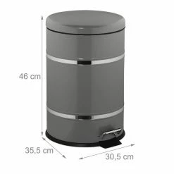 relaxdays Mülleimer »Mülleimer 20 l«, hellgrau Weiß Schwarz Silber, Schwarz Silber, Grau Schwarz Silber 15 relaxdays Mülleimer »Mülleimer 20 l«, hellgrau Weiß Schwarz Silber, Schwarz Silber, Grau Schwarz Silber -Neuetischkultur Verkäufe 2022 198402c1 5eae 5393 b927 3c205ac285dc