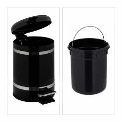 relaxdays Kosmetikeimer »Kosmetikeimer 5l mit Absenkautomatik«, Schwarz Weiß Silber Schwarz, Schwarz Silber, Grau Silber Schwarz 17 relaxdays Kosmetikeimer »Kosmetikeimer 5l mit Absenkautomatik«, Schwarz Weiß Silber Schwarz, Schwarz Silber, Grau Silber Schwarz -Neuetischkultur Verkäufe 2022 19e0c67f 1086 5210 b896 7d5fbb44ca73