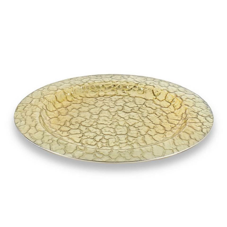 relaxdays Servierteller »Goldener Servierteller«, Glas 7 relaxdays Servierteller »Goldener Servierteller«, Glas – Bild 7