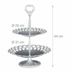 relaxdays Etagere »2 x Etagere Metall silber«, Aluminium 10 relaxdays Etagere »2 x Etagere Metall silber«, Aluminium -Neuetischkultur Verkäufe 2022 1ece0abe 47f2 5578 bad0 049f85a1dd15