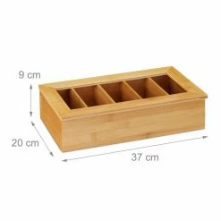 relaxdays Teebox »Teebox Bambus 5 Fächer«, Bambus -Neuetischkultur Verkäufe 2022 1ff72df2 3f26 5edb a773 0c452e570eda