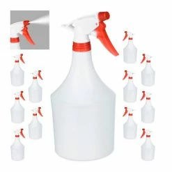 relaxdays Sprühflasche »12x Sprühflasche in Rot«