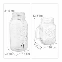 relaxdays Getränkespender Retro Getränkespender Set -Neuetischkultur Verkäufe 2022 21f3aa49 0979 5f1b 83ed a1caaf8a88f1