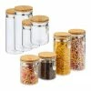 relaxdays Vorratsglas »8 x Vorratsglas«, Glas