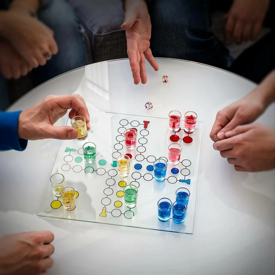 relaxdays Gläser-Set »Drinking Ludo Spiel«, Glas 2 relaxdays Gläser-Set »Drinking Ludo Spiel«, Glas – Bild 2