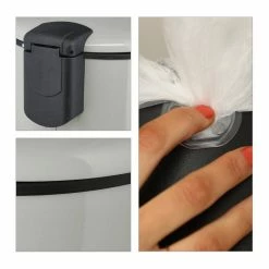 relaxdays Mülleimer »20l Treteimer modern«, hellgrau Grau Schwarz, Wei&szlig; Schwarz, Schwarz -Neuetischkultur Verkäufe 2022 273738f4 2fa5 5c3a 9991 1f7637bfebd1