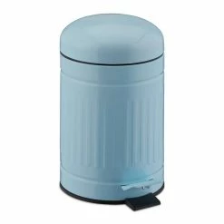 relaxdays Kosmetikeimer »Kosmetikeimer Bad 3 Liter«, Blau Rosa Schwarz Silber, Blau Schwarz Silber, Türkis Schwarz Silber, Rot Schwarz Silber