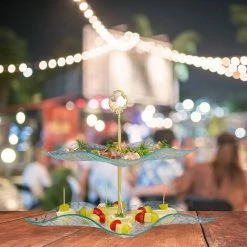 relaxdays Etagere »Geschwungene Etagere 2-stöckig«, Glas -Neuetischkultur Verkäufe 2022 2acdfc99 d498 5a27 95c5 2221f04356c5