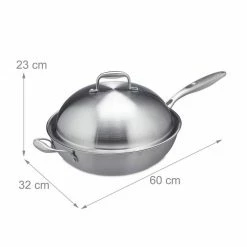 relaxdays Wok »Edelstahl Wok mit Deckel«, Edelstahl -Neuetischkultur Verkäufe 2022 2b65d653 c7ff 54c9 8736 07168e6b59a8