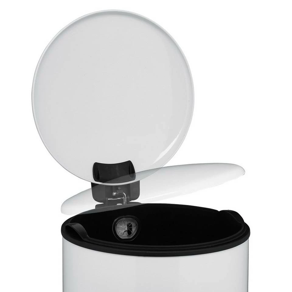 relaxdays Mülleimer »Mülleimer 12 L«, Weiß Grau Silber Schwarz, Weiß Silber Schwarz, Schwarz Silber 7 relaxdays Mülleimer »Mülleimer 12 L«, Weiß Grau Silber Schwarz, Weiß Silber Schwarz, Schwarz Silber – Bild 7