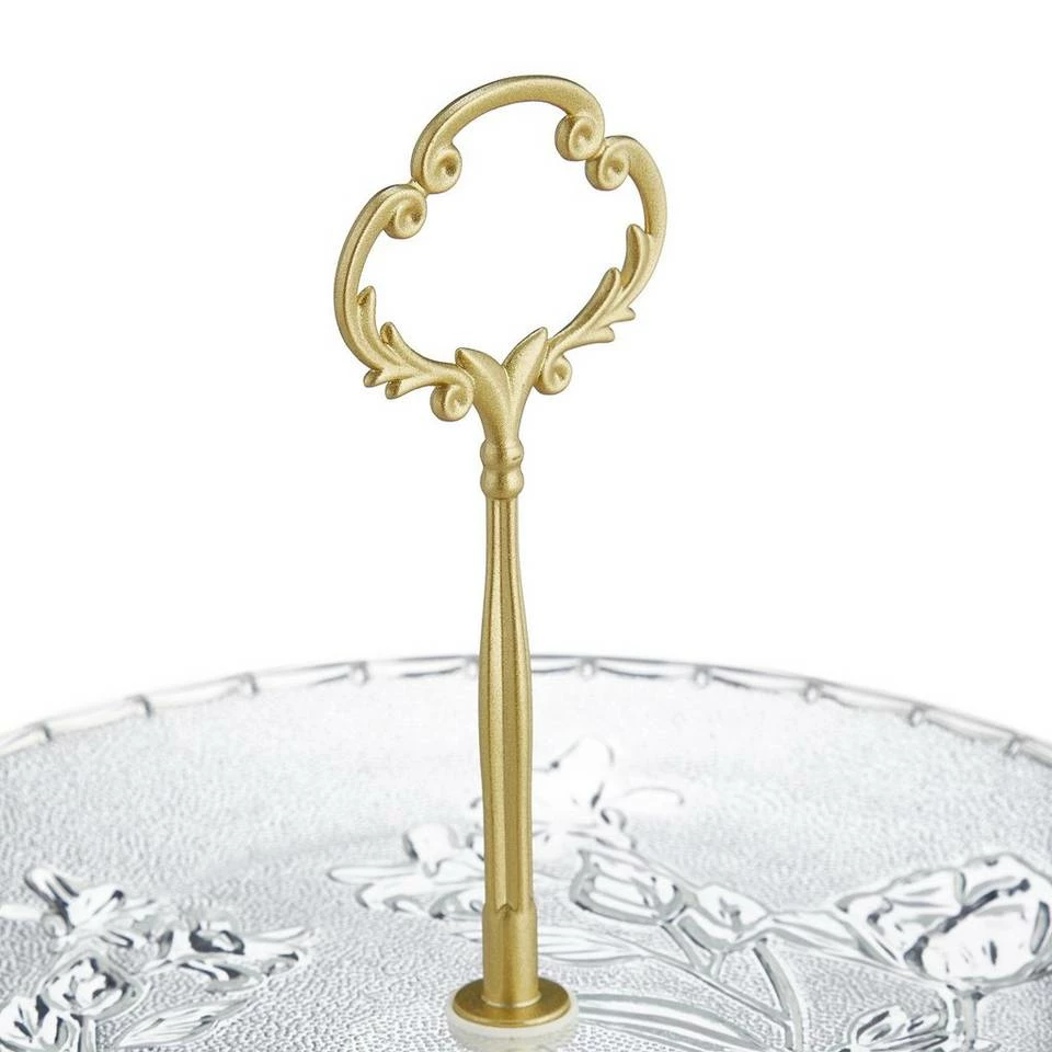 relaxdays Etagere »Zweistöckige Etagere aus Glas«, Glas 7 relaxdays Etagere »Zweistöckige Etagere aus Glas«, Glas – Bild 7