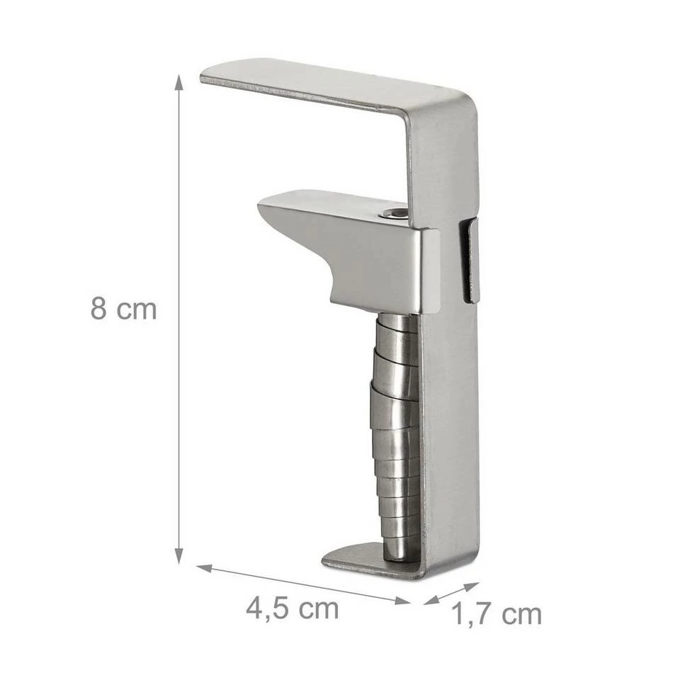 Tischklammer »12 x Tischklammern Edelstahl«, relaxdays 4 Tischklammer »12 x Tischklammern Edelstahl«, relaxdays – Bild 4