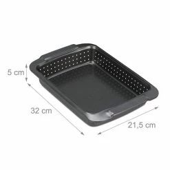 relaxdays Backblech »Backform mit Löchern«, Stahl -Neuetischkultur Verkäufe 2022 30dd3b5e 3a5a 54d3 80f3 744bcb6b2cbf