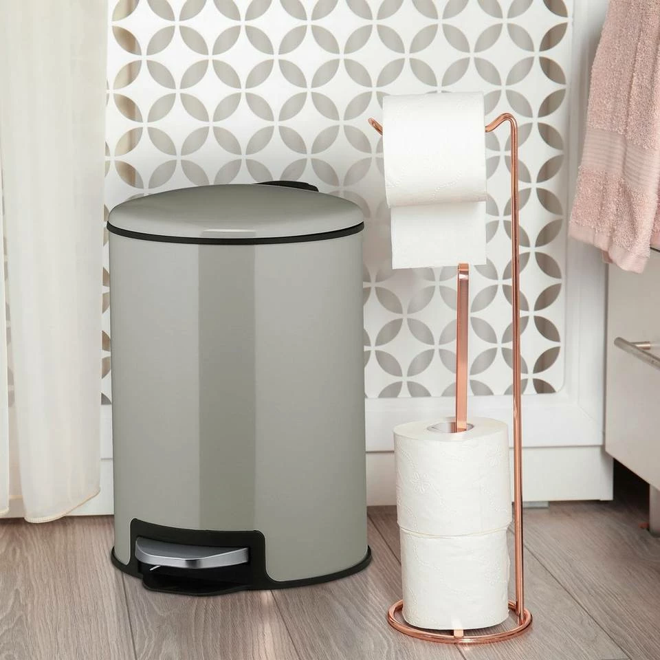 relaxdays Kosmetikeimer »Kosmetikeimer 3 Liter«, hellgrau Schwarz Silber, Grau Schwarz Silber, Weiß Schwarz Silber 2 relaxdays Kosmetikeimer »Kosmetikeimer 3 Liter«, hellgrau Schwarz Silber, Grau Schwarz Silber, Weiß Schwarz Silber – Bild 2