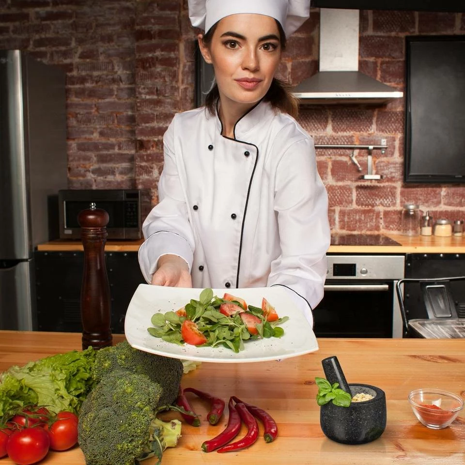 relaxdays Mörser »Granit Mörser mit Stößel 12 cm« 2 relaxdays Mörser »Granit Mörser mit Stößel 12 cm« – Bild 2