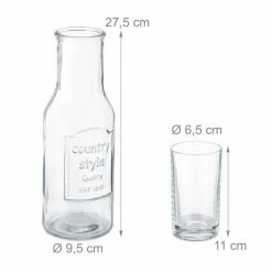 relaxdays Gläser-Set »Wasserkaraffe Set mit Gläsern«, Glas 11 relaxdays Gläser-Set »Wasserkaraffe Set mit Gläsern«, Glas -Neuetischkultur Verkäufe 2022 35223e39 b88c 5eb5 9935 57302791a31b