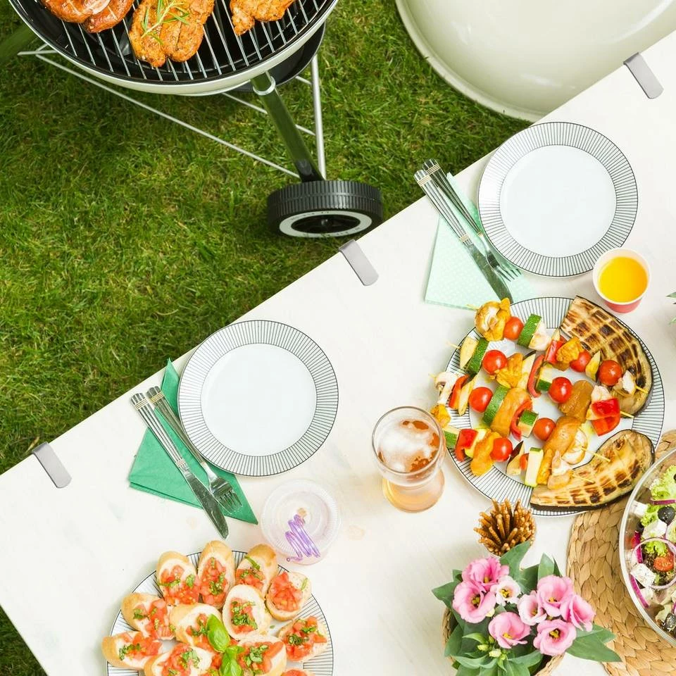 Tischklammer »12 x Tischklammern Edelstahl«, relaxdays 2 Tischklammer »12 x Tischklammern Edelstahl«, relaxdays – Bild 2