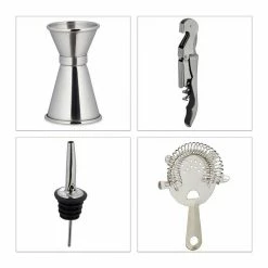 relaxdays Cocktail Shaker »Cocktail Set 11-teilig Edelstahl«, Bambus -Neuetischkultur Verkäufe 2022 36c73e0e 43bc 5b03 83d4 732341e652f5