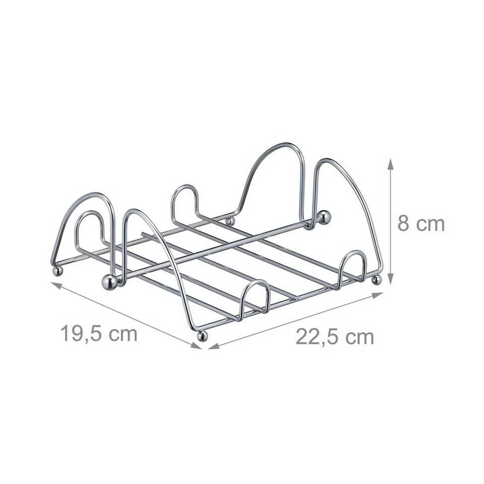 relaxdays Serviettenhalter »2 x Metall Serviettenhalter«, Eisen 4 relaxdays Serviettenhalter »2 x Metall Serviettenhalter«, Eisen – Bild 4